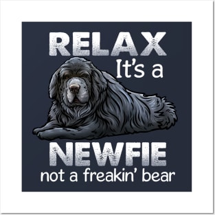 Relax It's A Newfie Posters and Art
